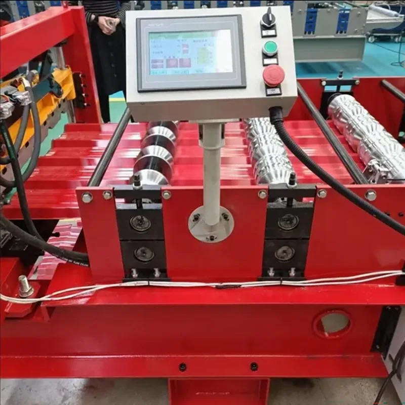 Machine de formage de rouleaux d'acier de 910 couleurs