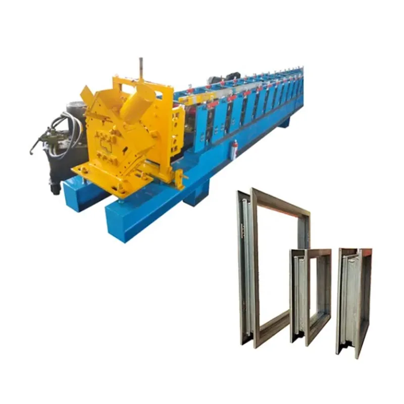 Machine de formage à froid de cadres de fenêtres et de portes en métal